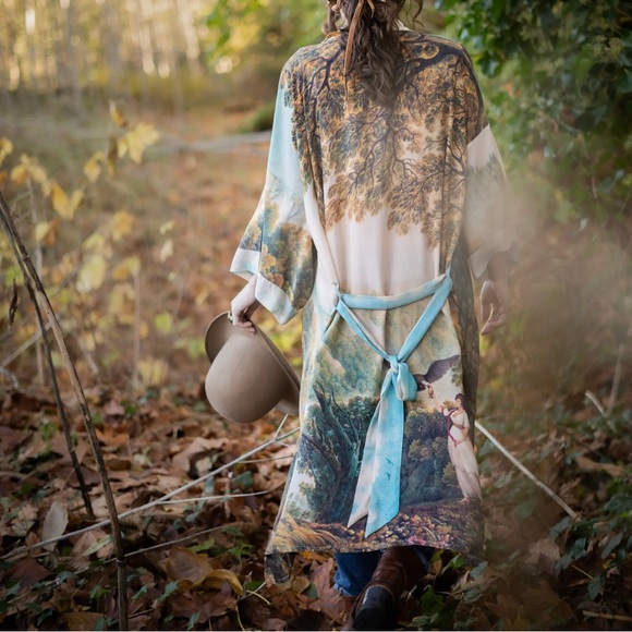 OOAK Bamboo Kimono - Picture 2 of 2